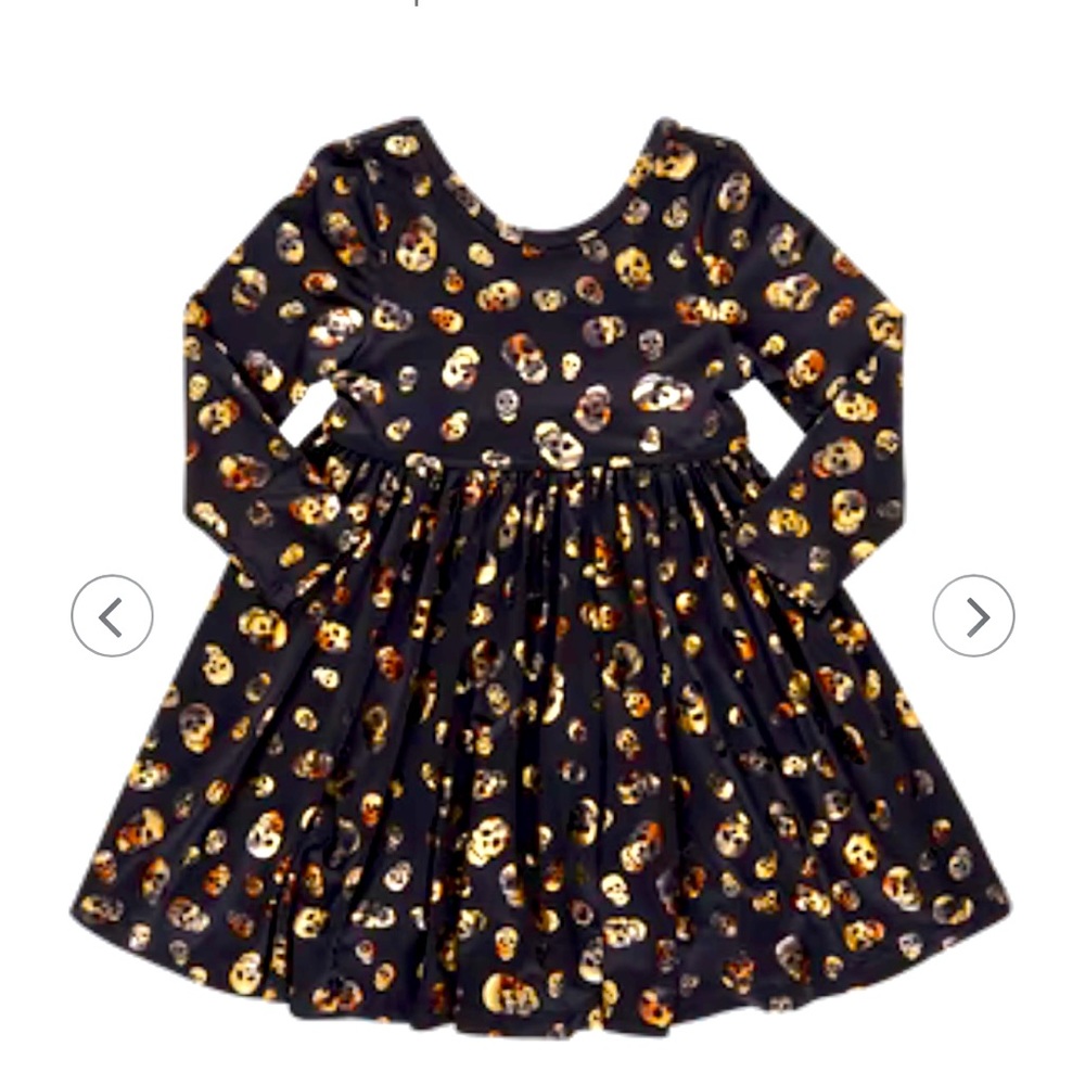 Pink Chicken - lame Steph dress - foil skeleton- NWT - sold out!!! Size 10